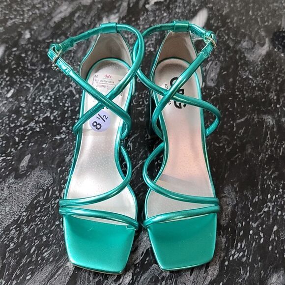 BRAND NEW GBG LOS ANGELES CHLOIN BLOCK HEEL SQUARE TOE SANDAL  R3 - Picture 3 of 15